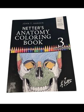 Netter's Anatomy Coloring Book 3 - Black Cover